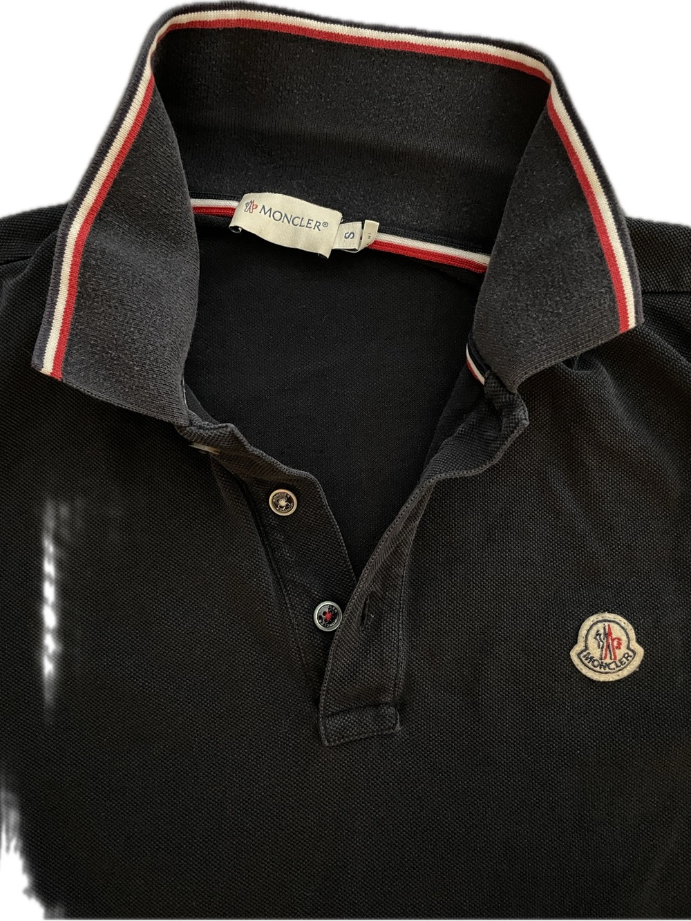 Navy Moncler Polo Shirt